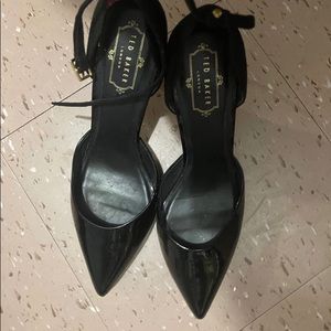 Ted Baker Black Patent Leather Heels